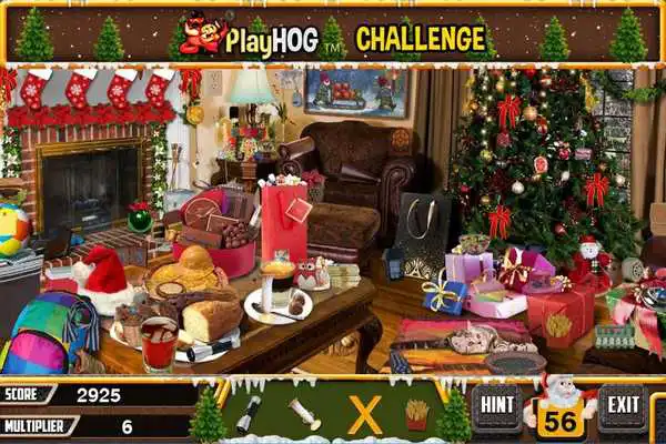 Play Challenge #164 Christmas House Free Hidden Objects