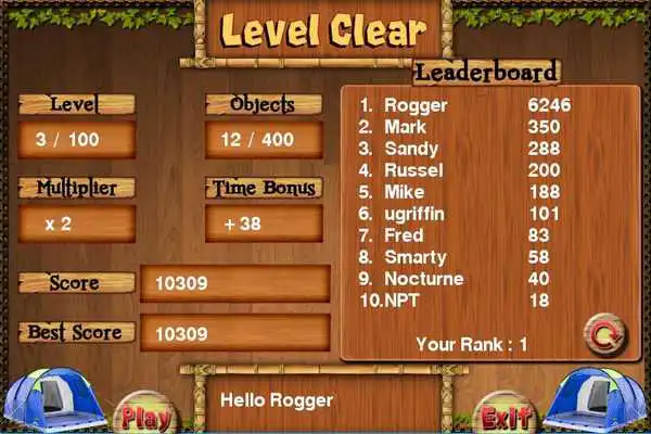 Play Challenge #222 Camp Out Free Hidden Objects Games
