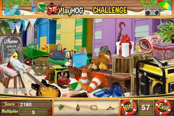Play Challenge #231 Beach Side Free Hidden Object Games