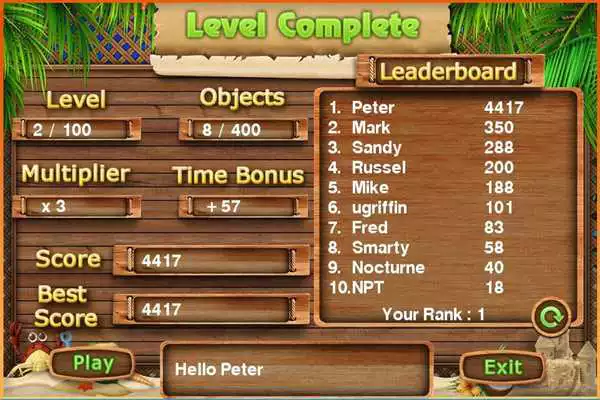 Play Challenge #247 Up Coast Free Hidden Objects Games