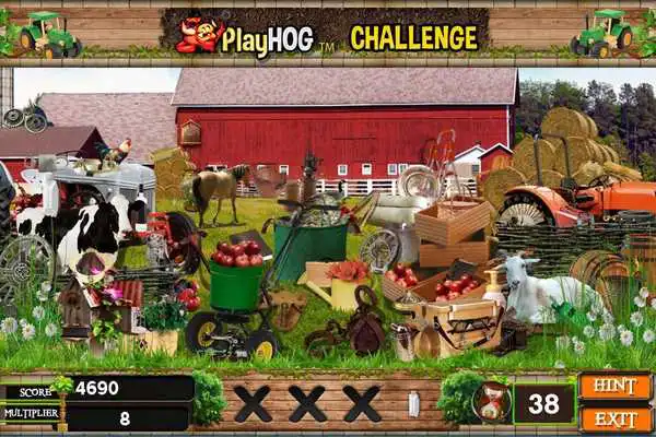 Play Challenge #28 Red Farm New Free Hidden Object Game