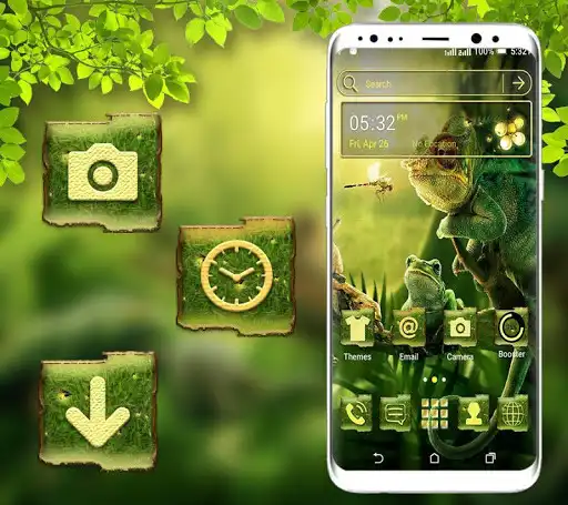 Play Chameleon Frog Launcher Theme  and enjoy Chameleon Frog Launcher Theme with UptoPlay