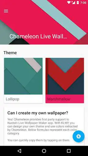 Play Chameleon Live Wallpaper KLWP as an online game Chameleon Live Wallpaper KLWP with UptoPlay