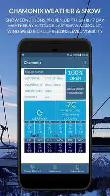 Play Chamonix Snow  Weather Reports by SnowGuru