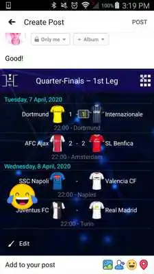 Play Champions League of FANS