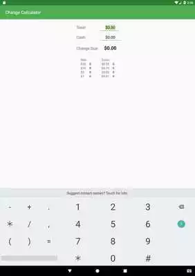 Play Change Calculator