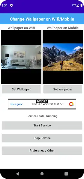 Play Change Wallpaper Wifi / Mobile as an online game Change Wallpaper Wifi / Mobile with UptoPlay