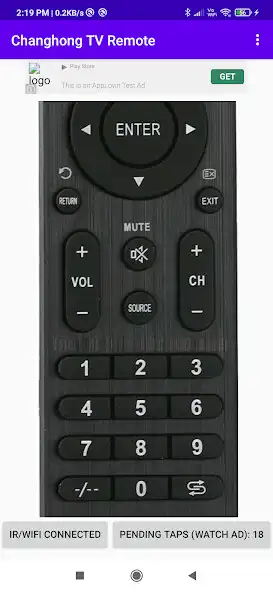 Play Changhong TV Remote as an online game Changhong TV Remote with UptoPlay