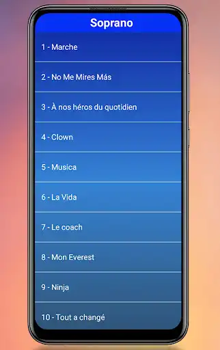 Play Chansons Soprano 2021  and enjoy Chansons Soprano 2021 with UptoPlay