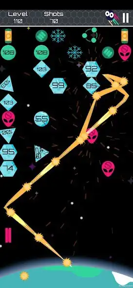 Play Chaos Bounce as an online game Chaos Bounce with UptoPlay