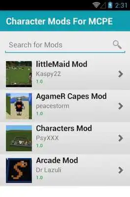 Play Character Mods For MCPE Play Character Mods For MCPE