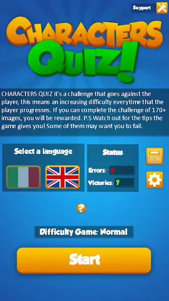 Play CharactersQuiz  and enjoy CharactersQuiz with UptoPlay