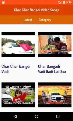 Play Char Char Bangdi Video Songs