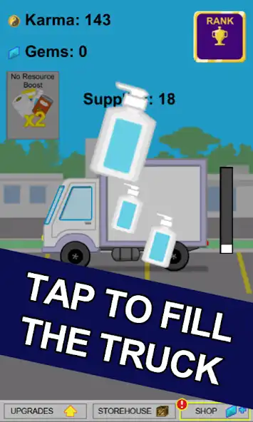 Play Charity Truck: A Clicker Donation Game as an online game Charity Truck: A Clicker Donation Game with UptoPlay