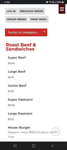 Play Charlies Roast Beef as an online game Charlies Roast Beef with UptoPlay