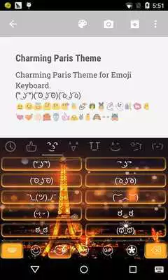 Play Charming Paris Emoji Keyboard