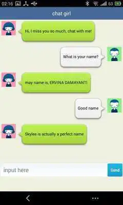 Play chat girl-girlfriend robot