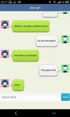 Play chat girl-girlfriend robot