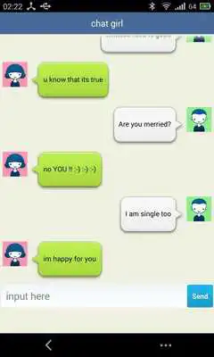 Play chat girl-girlfriend robot
