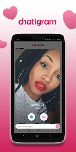 Play Chatigram-Dating App to Chat, and Meet New people as an online game Chatigram-Dating App to Chat, and Meet New people with UptoPlay