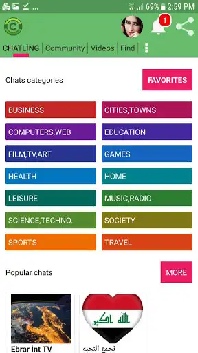 Play Chatling as an online game Chatling with UptoPlay