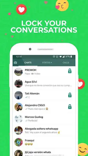 Play Chat Locker for WhatsApp as an online game Chat Locker for WhatsApp with UptoPlay