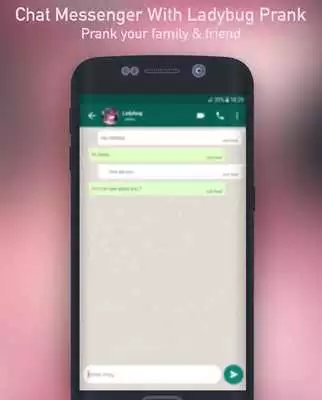 Play Chat Messenger With Ladybug Prank