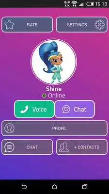 Play Chat Messenger With Shine Shimmer