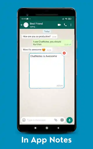 Play Chat Notes - Make Notes Where You Chat  and enjoy Chat Notes - Make Notes Where You Chat with UptoPlay