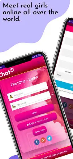 Play Chat One - Meet New People, Voice Chat Room  and enjoy Chat One - Meet New People, Voice Chat Room with UptoPlay