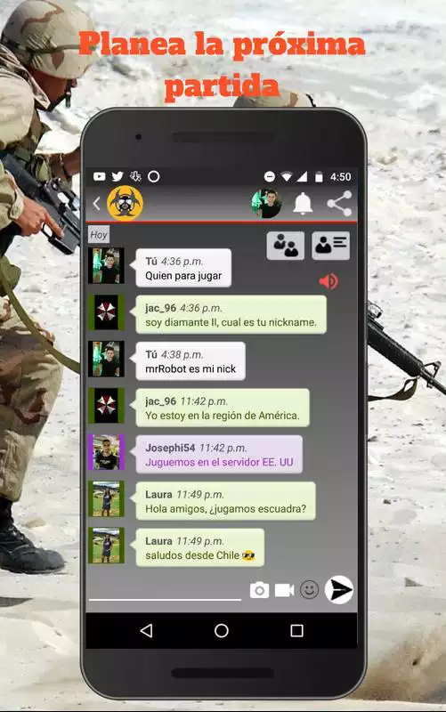 Play Chat para la Comunidad de jugadores