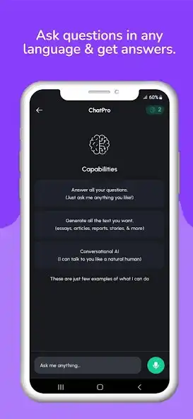 Play ChatPro - Chat With AI as an online game ChatPro - Chat With AI with UptoPlay