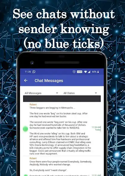 Play Chats Recovered-See Deleted Chats, Download Status as an online game Chats Recovered-See Deleted Chats, Download Status with UptoPlay