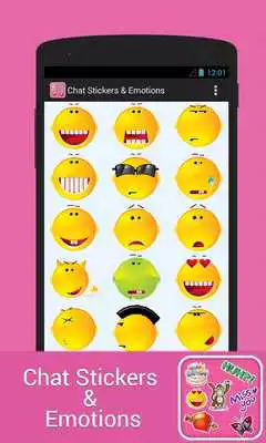 Play Chat Stickers  Emotions