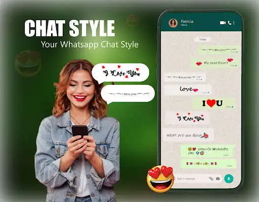 Play Chat Style for WhatsApp :Fonts  and enjoy Chat Style for WhatsApp :Fonts with UptoPlay