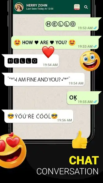 Play Chat Styles: Text for WhatsApp as an online game Chat Styles: Text for WhatsApp with UptoPlay