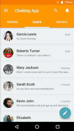 Play Chatting App Template as an online game Chatting App Template with UptoPlay