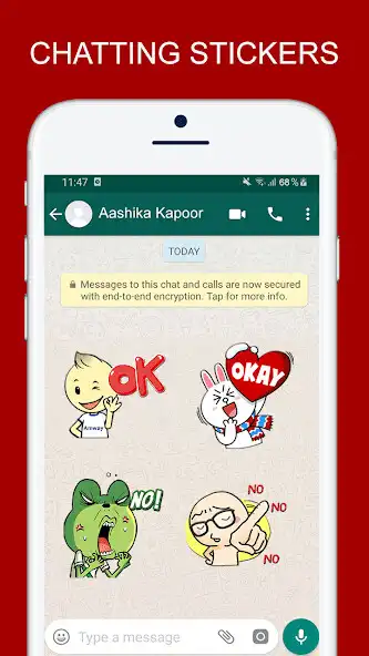 Play Chatting Stickers For Whatsapp as an online game Chatting Stickers For Whatsapp with UptoPlay