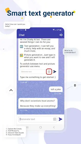 Play Chatty AI Bot - AI Assistant as an online game Chatty AI Bot - AI Assistant with UptoPlay
