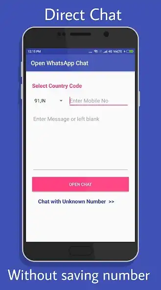 Play Chat Unknown Number for WhatsApp  and enjoy Chat Unknown Number for WhatsApp with UptoPlay