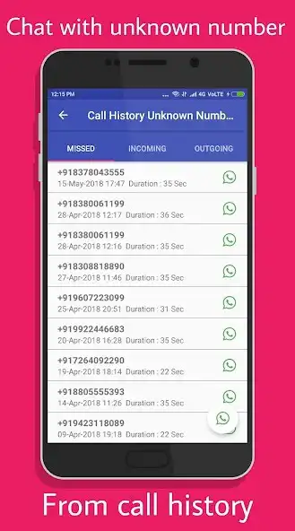 Play Chat Unknown Number for WhatsApp as an online game Chat Unknown Number for WhatsApp with UptoPlay
