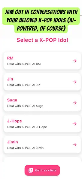 Play Chat with AI KPop Idols  and enjoy Chat with AI KPop Idols with UptoPlay