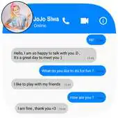 Free play online Chat With JoJo Siwa Prank APK
