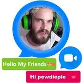 Free play online Chat with pewdiepie prank APK