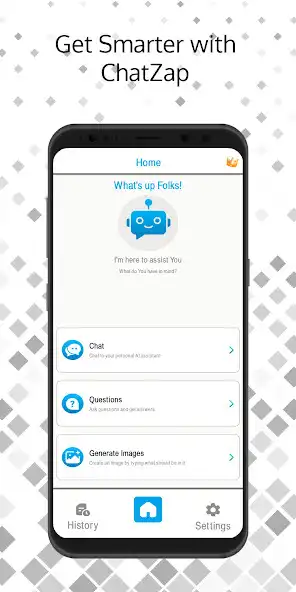 Play ChatZap: AI Chat Bot  Friend  and enjoy ChatZap: AI Chat Bot  Friend with UptoPlay