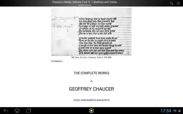 Play Chaucers Works, Volume 2
