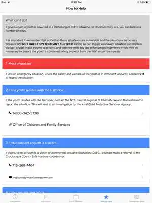 Play Chautauqua County Safe Harbour App