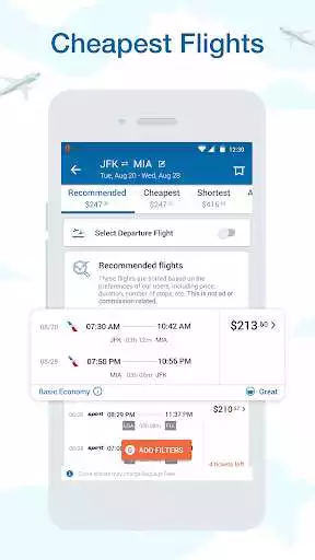 Play CheapOair: Cheap Flights, Cheap Hotels Booking App