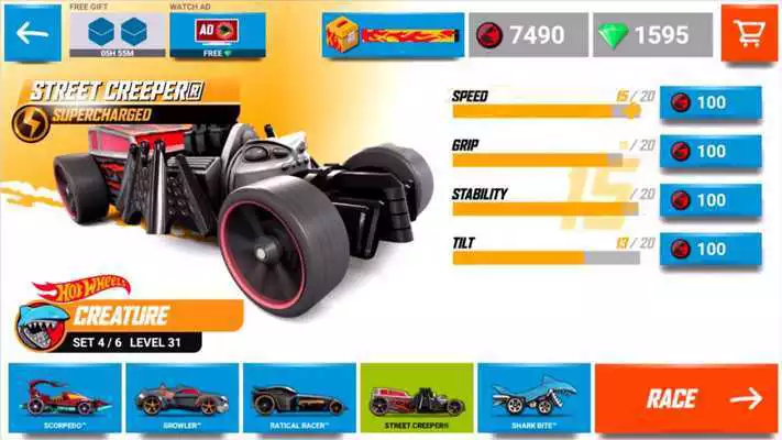 Play Cheat Hot Wheels Race Off