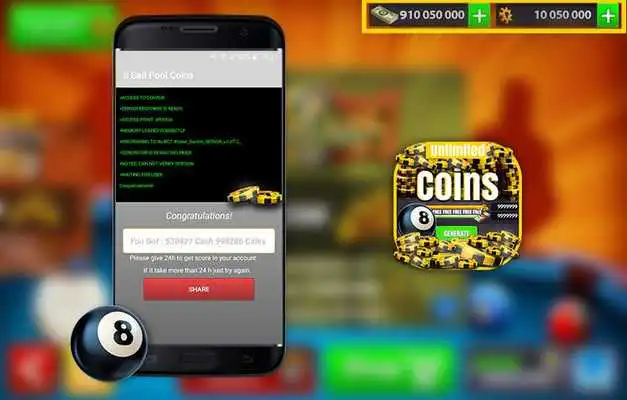 Play Cheats for 8 Ball Pool Prank
